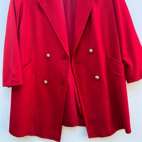 Wool double breasted duster jacket - Picture 3 of 14